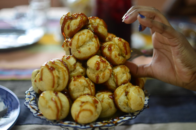 Croquembouche for Christmas Brunch