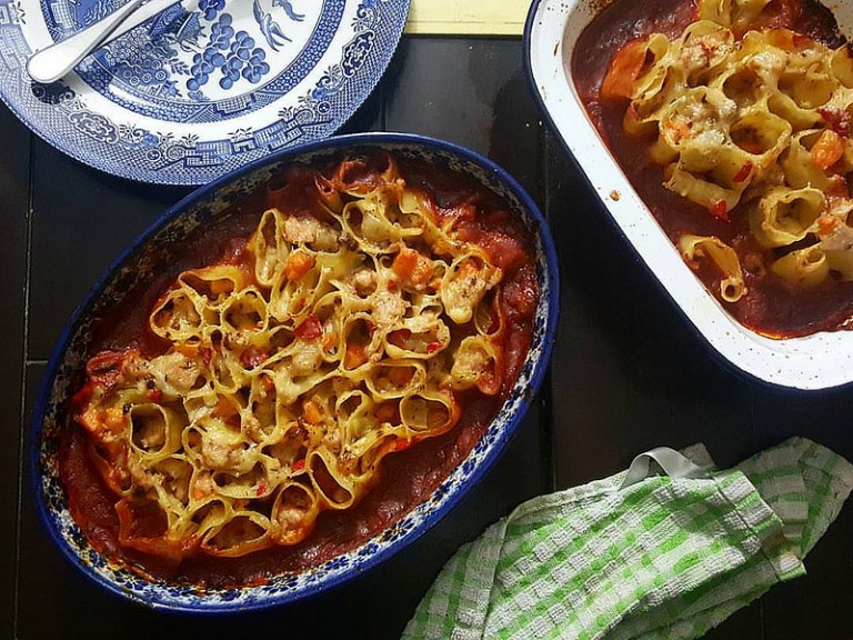 Quick & Easy: Weeknight Dinner of Sausage & Carrot Cannelloni