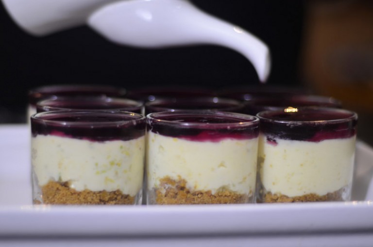 Layered Dessert: Zobo & Lime Cheesecake
