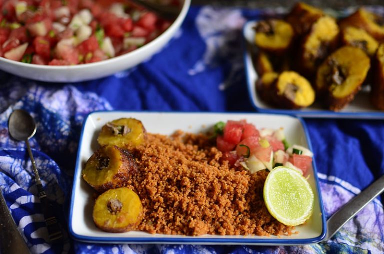 Ram-stuffed Plantains