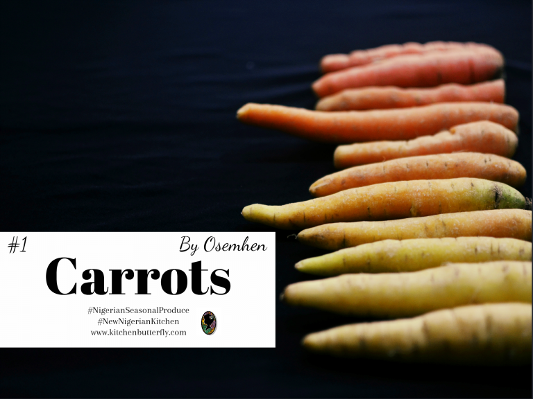 Nigerian Seasonal Produce: Carrots, #1
