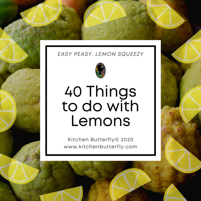 A Lemony List – 40 Things to do with Lemons